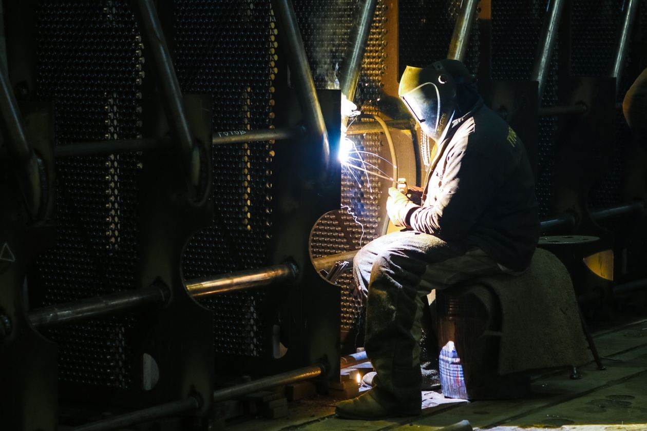 Metal fabrication and welding in equipment manufacturing