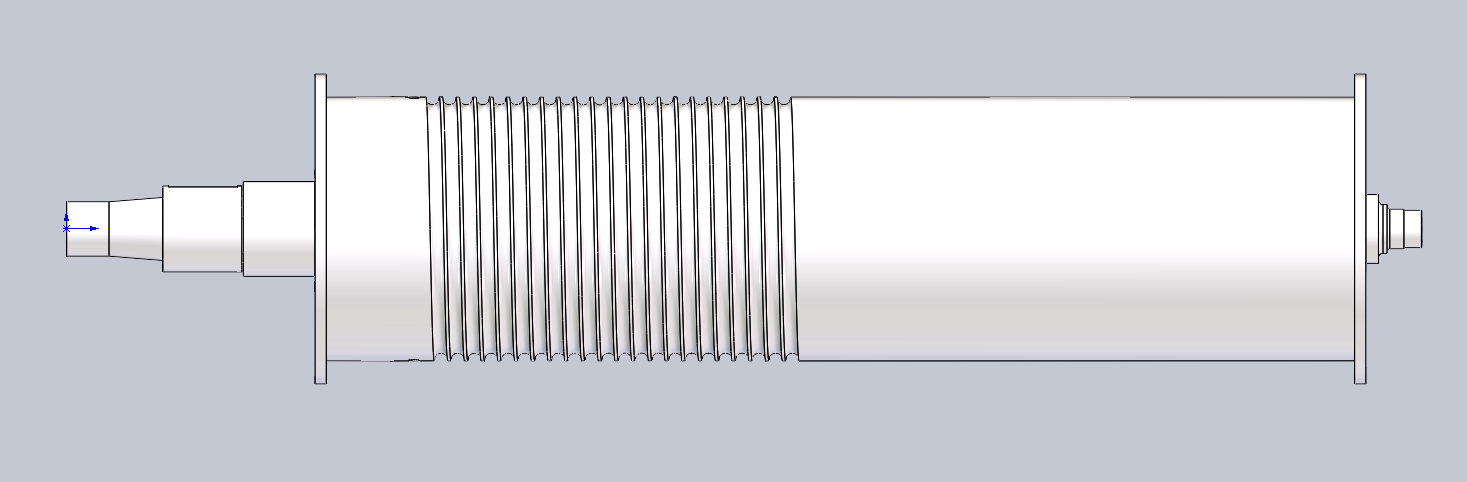 Threaded Shaft Part Drawing
